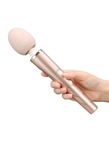 Перезаряжаемый Массажер LUXURY BODY WOND GOLD MICROPHONE , изображение 3