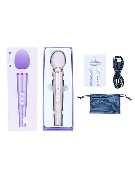 Перезаряжаемый Массажер LUXURY BODY WOND GOLD MICROPHONE , изображение 7