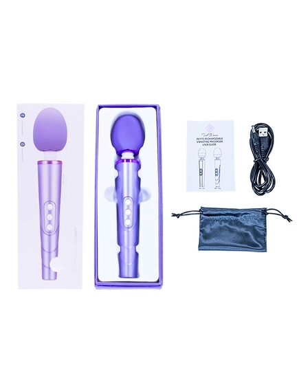 Перезаряжаемый Массажер LUXURY BODY WOND GOLD MICROPHONE , изображение 7