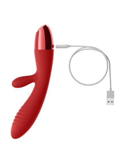 Вибратор с клиторальным стимулятором LuxeLuv ONLY V3 , изображение 3