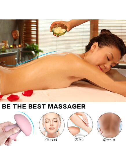 Стимулятор клитора MUSHROOM нежно розовый , изображение 2