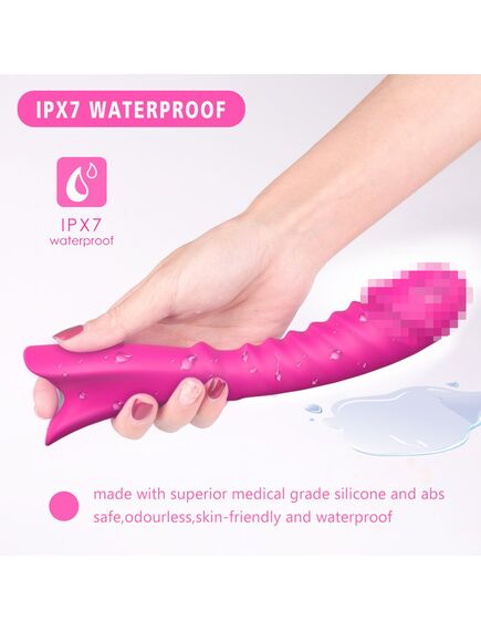 Вибромассажер ребристый TOPI , изображение 2