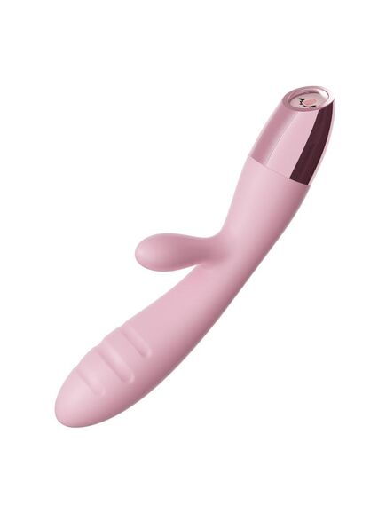 Вибратор с клиторальным стимулятором Luxeluv ONLY V2, розовый 