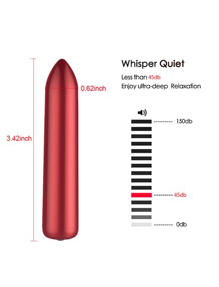 Вибропуля 16 режимов вибрации Nefer , изображение 4