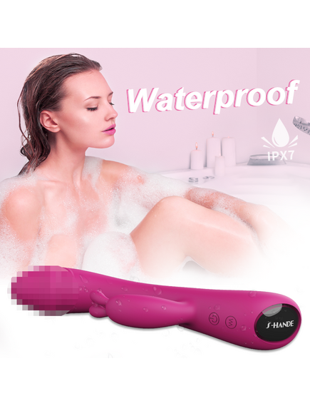 Вибратор кролик Baby bunny розовый , изображение 5