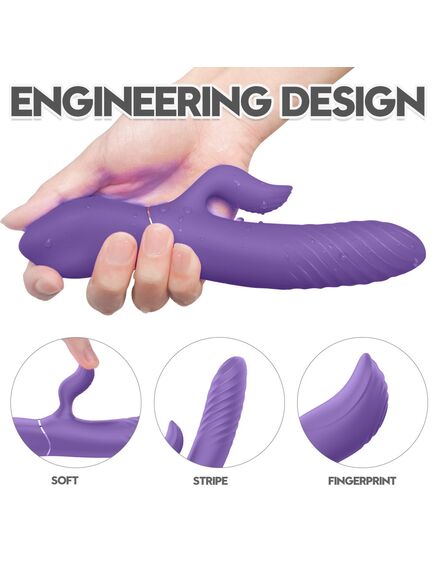 Пульсатор LIGHTERS с вибрацией фиолетовый , изображение 2