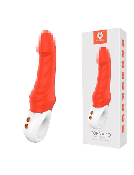 Tornado вибромассажер Tornado red , изображение 3