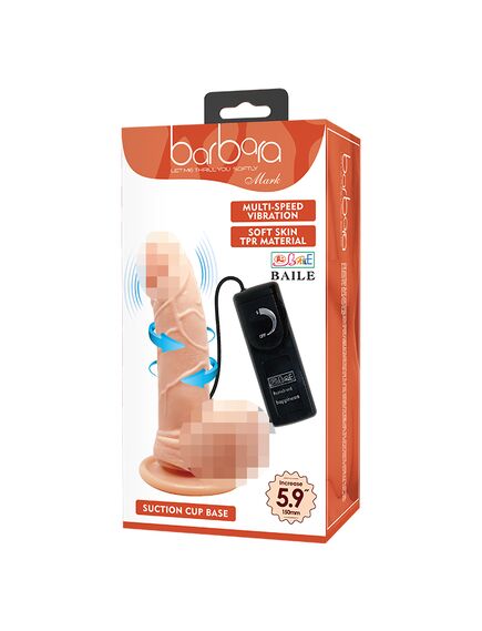 Вибратор с ротацией на пульте "Barbara" , изображение 7