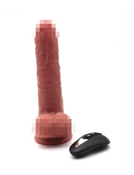 Вибромассажёр с возвратно-поступательными движениями и пультом Д/У 16см , изображение 3