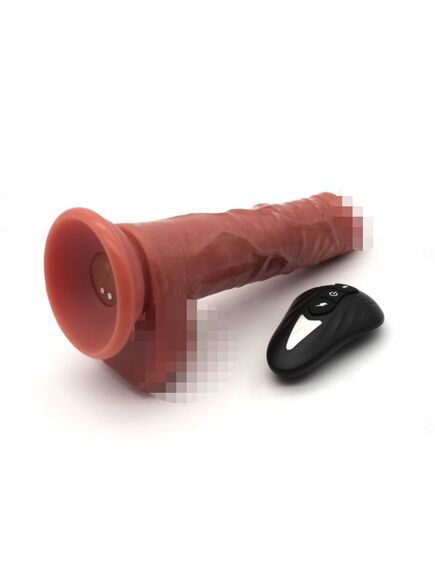 Вибромассажёр с возвратно-поступательными движениями и пультом Д/У 16см , изображение 5