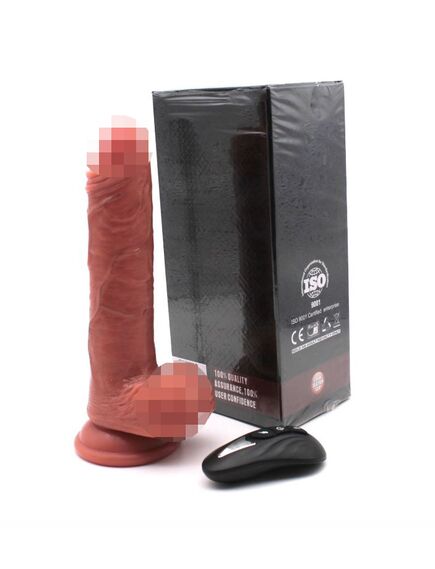 Вибромассажёр с возвратно-поступательными движениями и пультом Д/У 16см , изображение 6