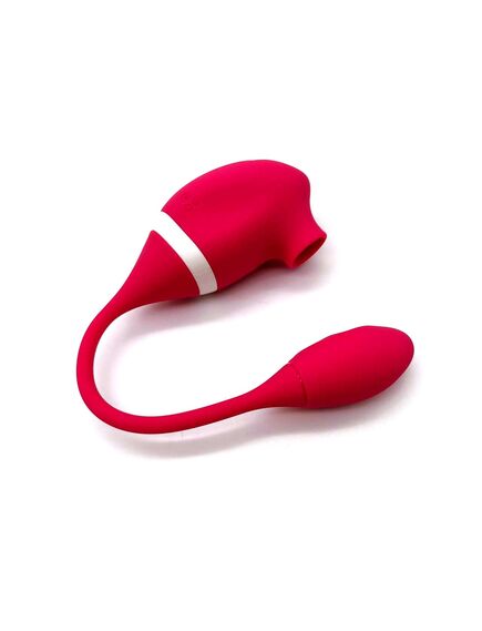 Виброяйцо с вакуумной стимуляцией "Queenie" , изображение 2