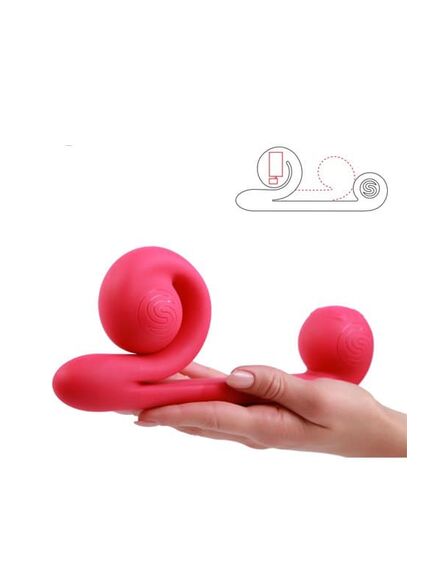 Вибромассажер для двойной стимуляции "Snail Vibe" , изображение 8