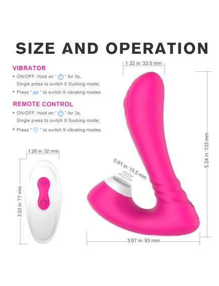 Вакуумно-волновой клиторально-вагинальный вибромассажер "Gray-RCT" , изображение 3