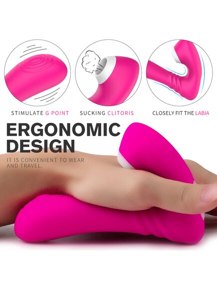 Вакуумно-волновой клиторально-вагинальный вибромассажер "Gray-RCT" , изображение 6