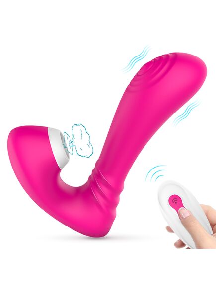 Вакуумно-волновой клиторально-вагинальный вибромассажер "Gray-RCT" 