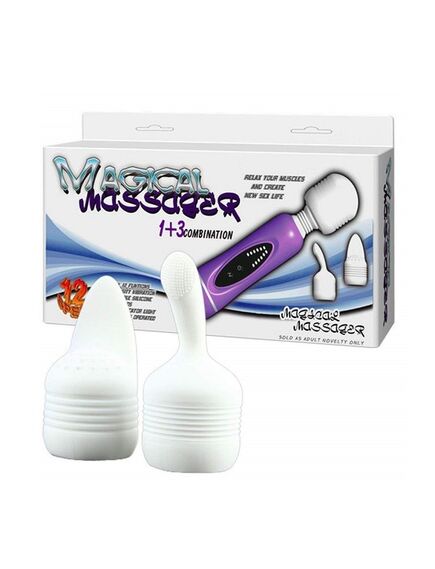 Вибромассажёр со сменными насадками , изображение 2