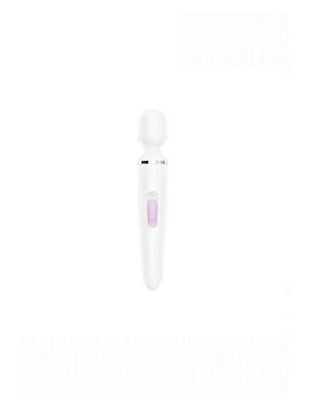 Универсальный вибромассажер Satisfyer Wand-er Woman (White/Chrome) , изображение 4