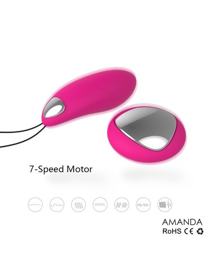 Перезаряжаемое виброяйцо AMANDA с пультом д\у , изображение 6