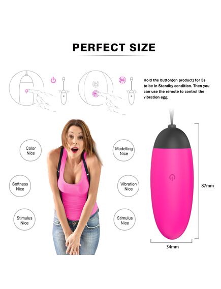 Виброяйцо на пульте д\у "Ada" , изображение 8