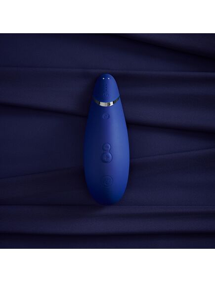 Бесконтактный клиторальный стимулятор Womanizer Premium, Расцветка: Синий , изображение 2