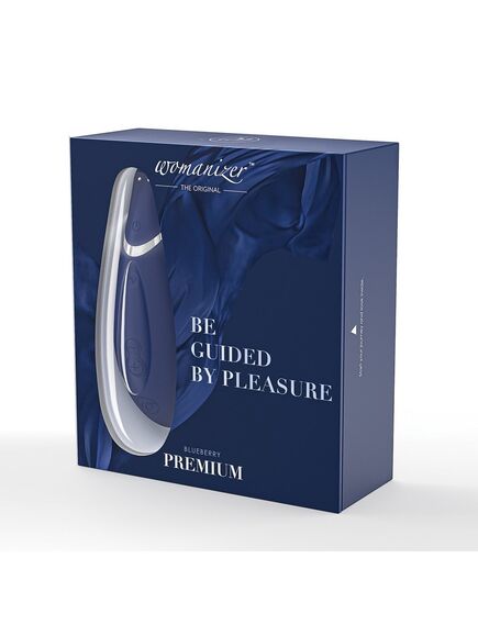 Бесконтактный клиторальный стимулятор Womanizer Premium, Расцветка: Синий , изображение 5