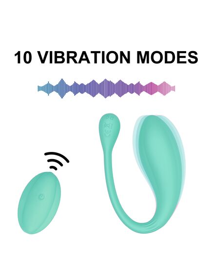 Виброяйцо с вибрацией и пультом Д/У "Mary" , изображение 2