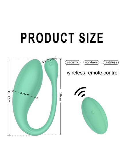 Виброяйцо с вибрацией и пультом Д/У "Mary" , изображение 3