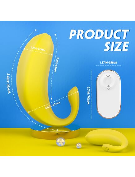 Виброяйцо "Banana-RCT" с пультом , изображение 6