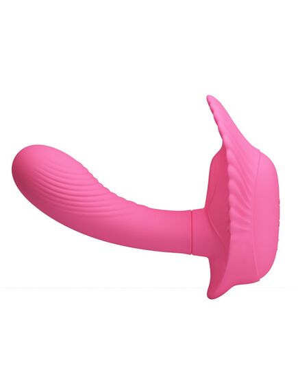 Вибро-бабочка с вагинальным стимулятором Fancy Clamshell , изображение 2