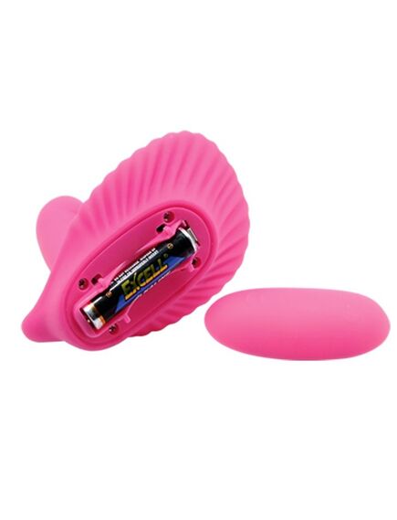 Вибро-бабочка с вагинальным стимулятором Fancy Clamshell , изображение 3