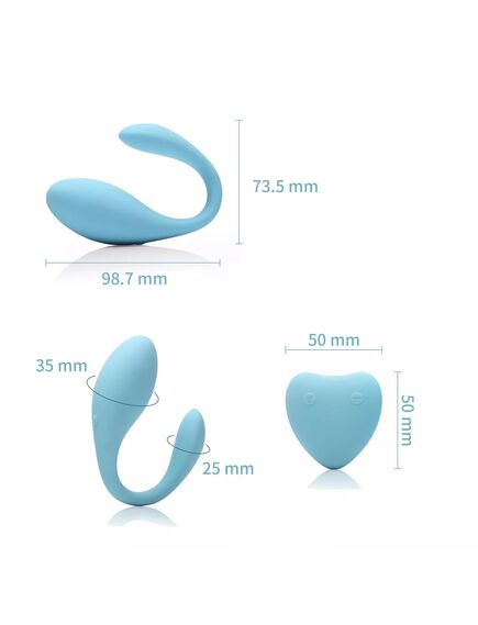 Виброяйцо с управлением через пульт Д/У "Schwan" , изображение 2
