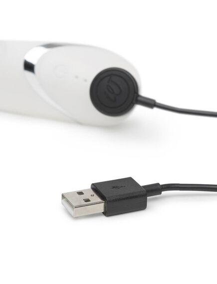 Бесконтактный клиторальный стимулятор Womanizer Premium, Расцветка: Белый , изображение 4