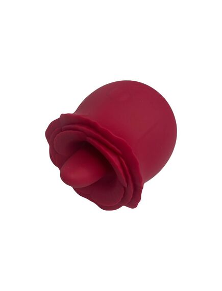 Вибромассажёр 2 в 1, пульсация и подвижный язычек "Voluptuous flower 9" , изображение 4