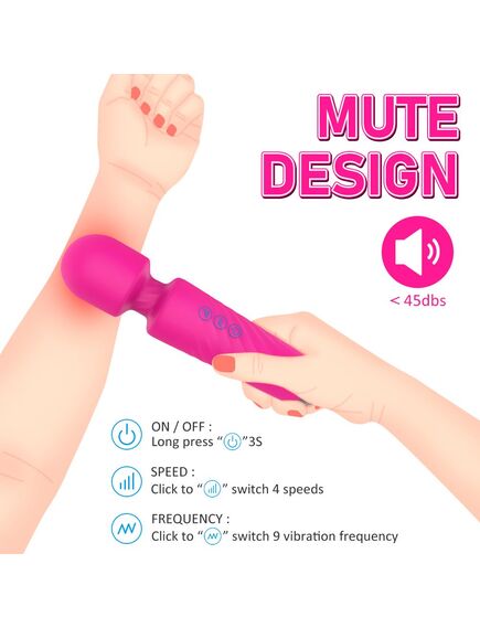 Вибромассажёр Hero-2 Pink , изображение 5