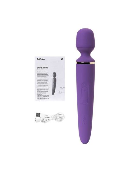 Вибромассажер Wand-er Woman purple , изображение 3