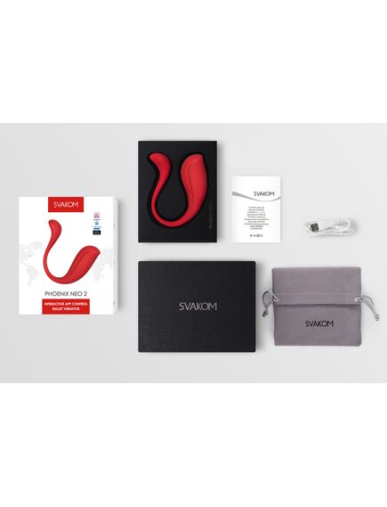 Интерактивный вибромассажер PHOENIX NEO 2 Red , изображение 6