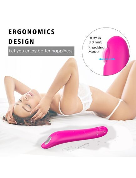 Вибромассажер пульсатор с дополнительной насадкой вакуумной стимуляции клитора "Youmis" , изображение 5