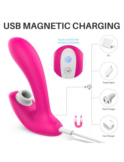 Вакуумный стимулятор с вибрацией "Tricker" , изображение 7