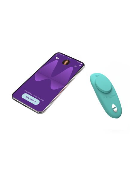 Инновационный вибромассажер в трусики We-Vibe Moxie+ Aqua , изображение 4