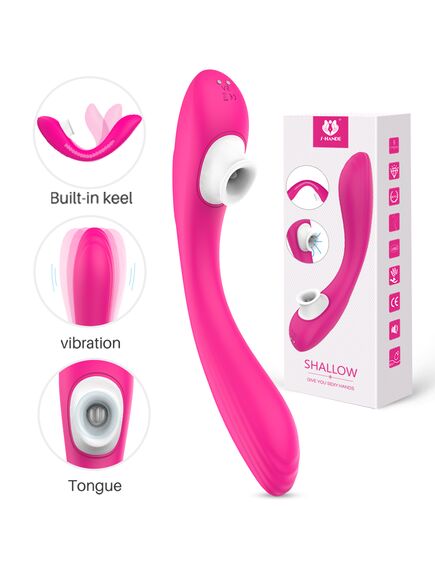 Вибромассажер с вакуумной стимуляцией "Shallow" , изображение 4