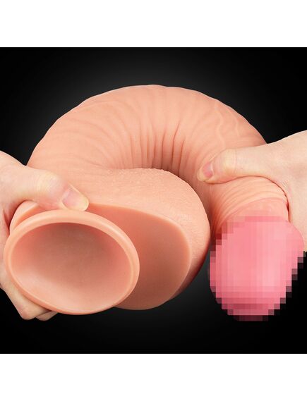 Фаллоимитатор гигант на присоске 32 см , изображение 3