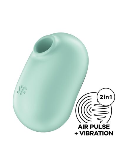 Вакуумно-клиторальный стимулятор с вибрацией Pro To Go 2(mint) , изображение 2
