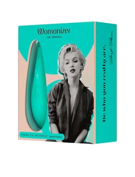 Бесконтактный клиторальный стимулятор Womanizer Classic 2 Marilyn Monroe мятный , изображение 3