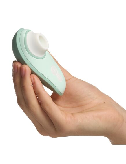 Бесконтактный клиторальный стимулятор Womanizer Liberty 2 серо-зеленый, Расцветка: Серо - Зеленый , изображение 3