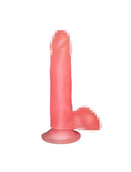 Фаллоимитатор гелевый на присоске 16 см 