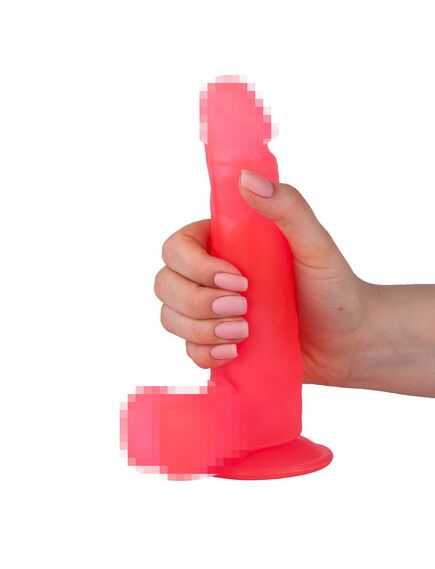 Фаллоимитатор гелевый на присоске 18 см , изображение 2