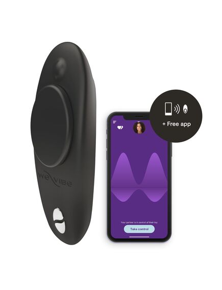 Клиторальный вибратор вкладка в трусики We-Vibe Moxie Black 