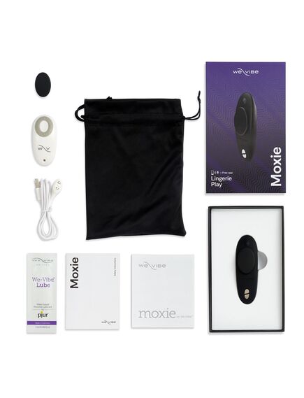 Клиторальный вибратор вкладка в трусики We-Vibe Moxie Black , изображение 4