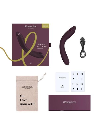 Стимулятор G-точки Womanizer OG c технологией Pleasure Air и вибрацией фиолетовый , изображение 4